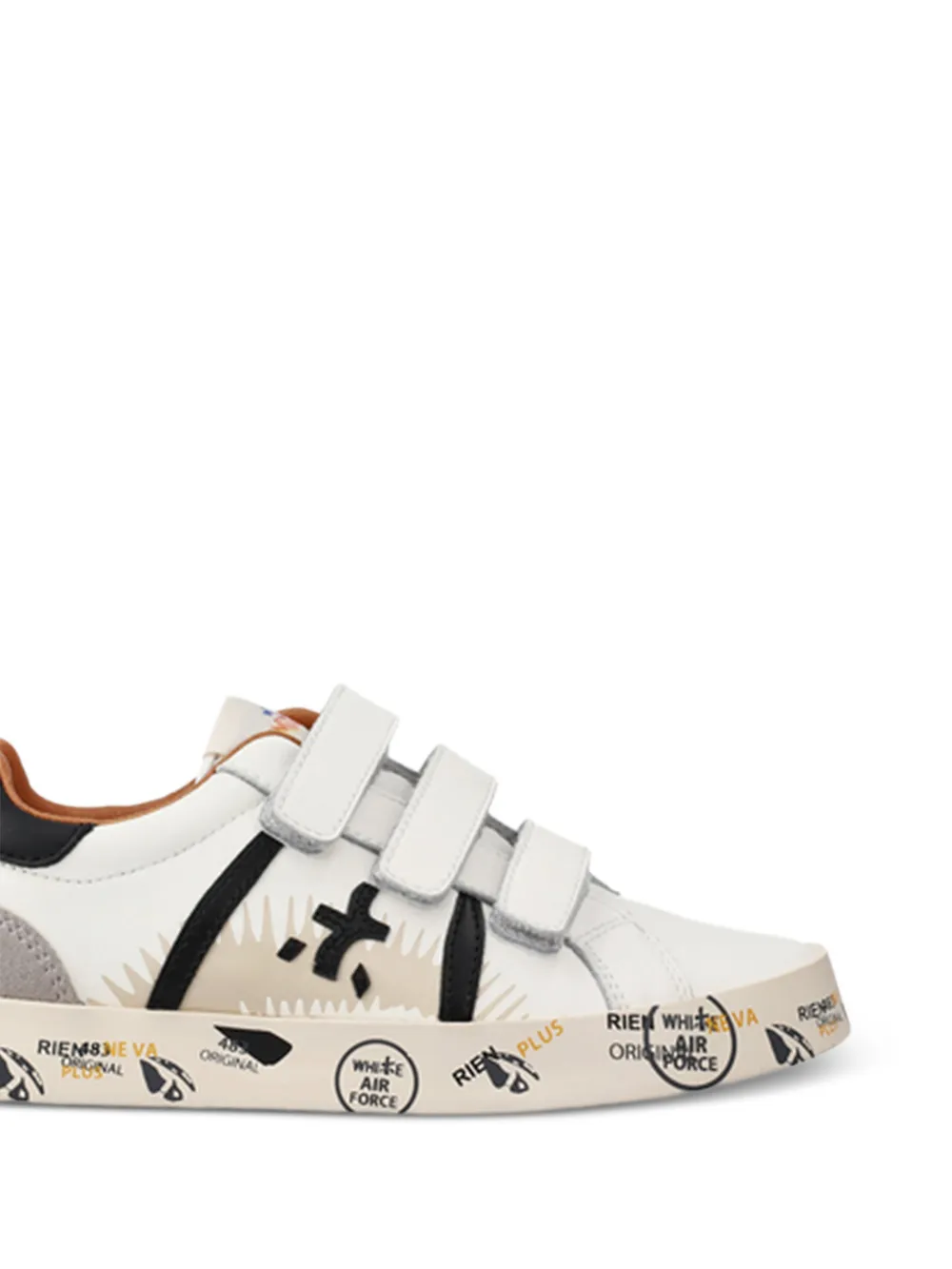 Premiata Kids Will Be sneakers met klittenband Wit