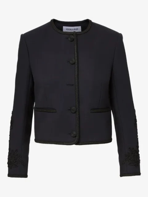 Veronica Beard Button Embellished Jacket