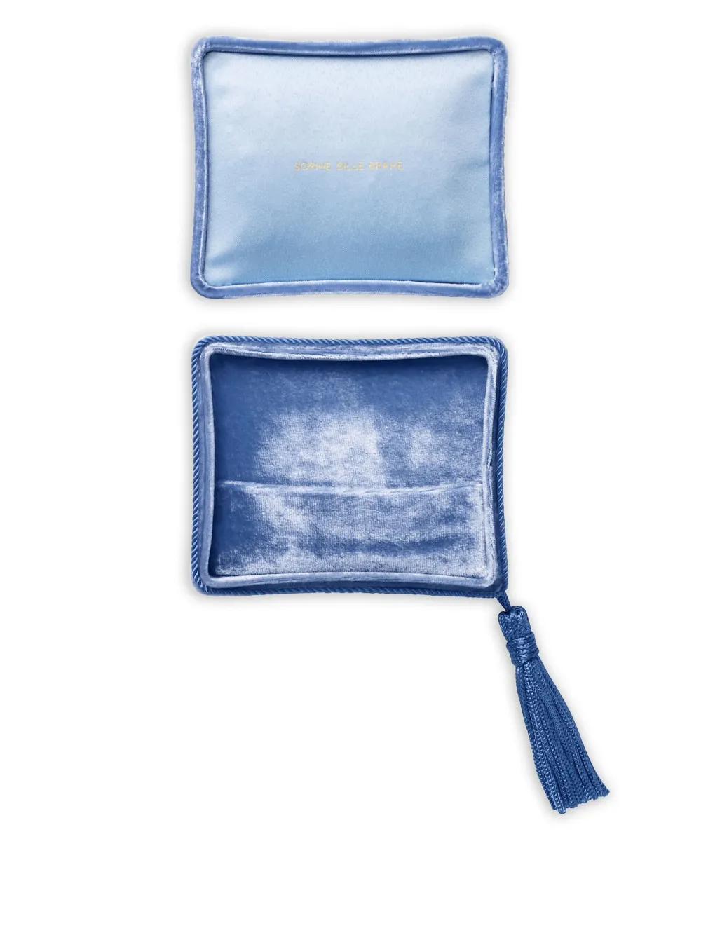 Sophie Bille Brahe Tulipe velvet jewellery box (10.5 x 8.5 cm) | Decorative Boxes | Image 2