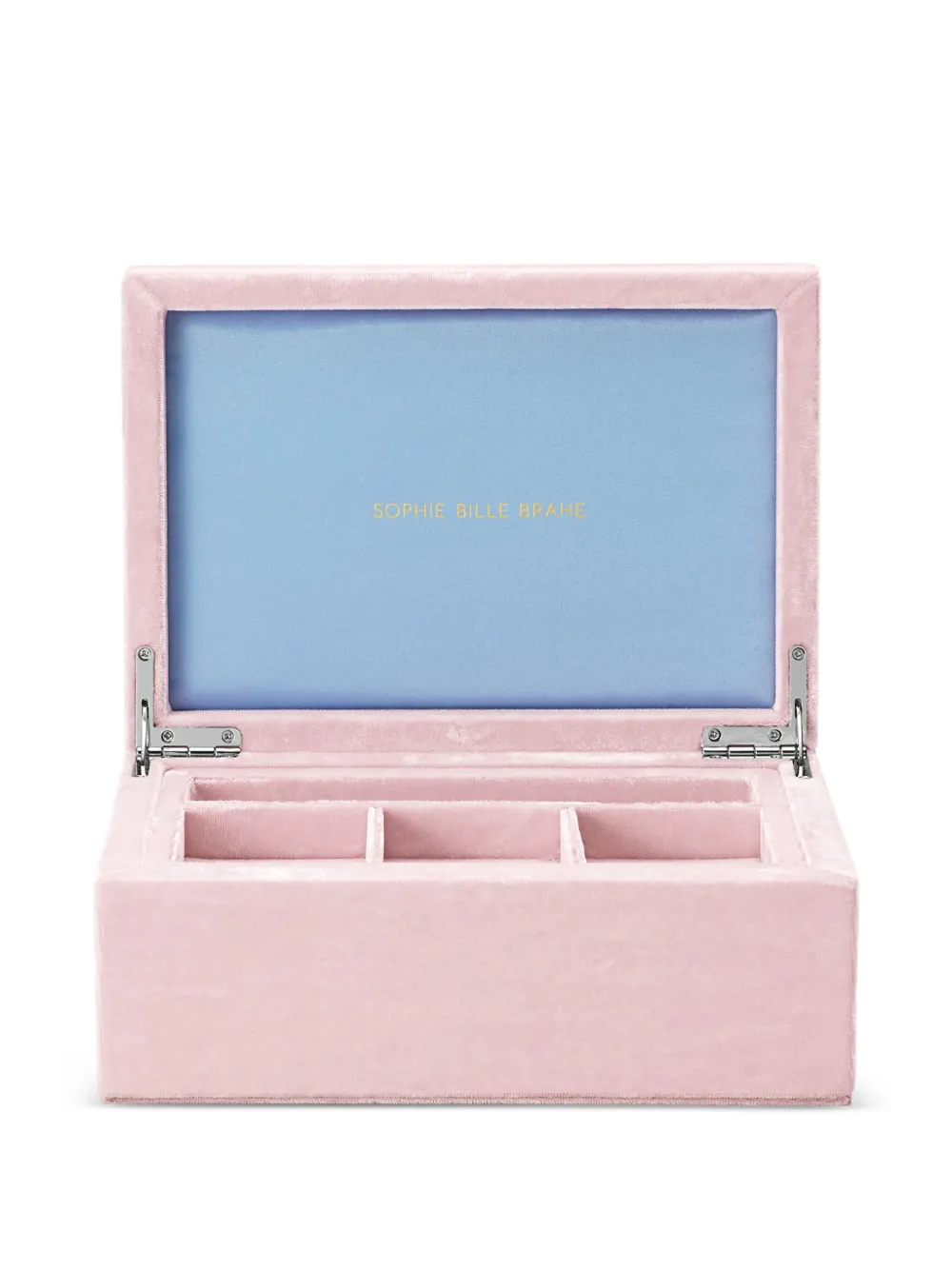 Sophie Bille Brahe velvet-finish box | Pink | Image 1