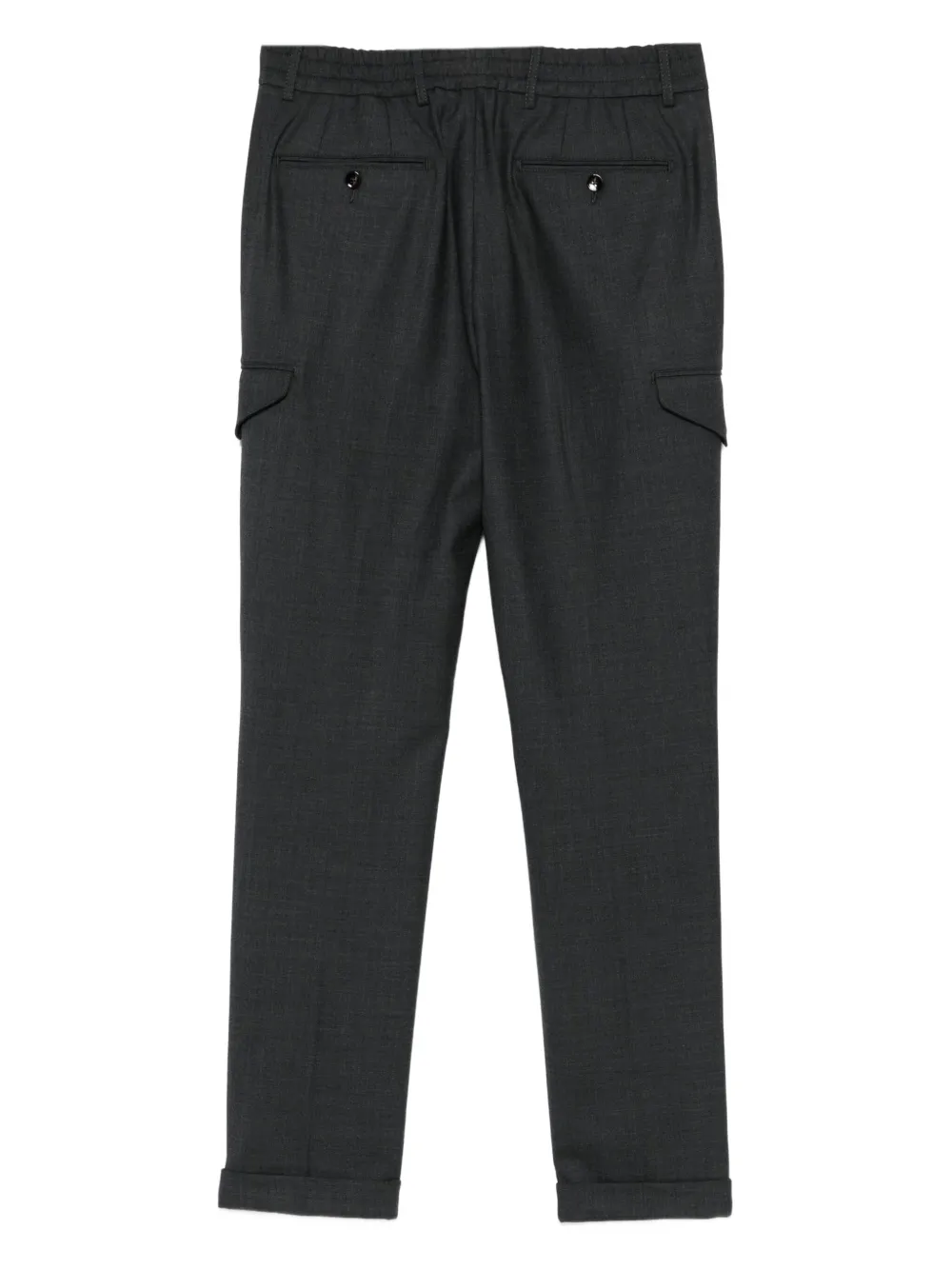 Berwich Broek met elastische tailleband - Grijs