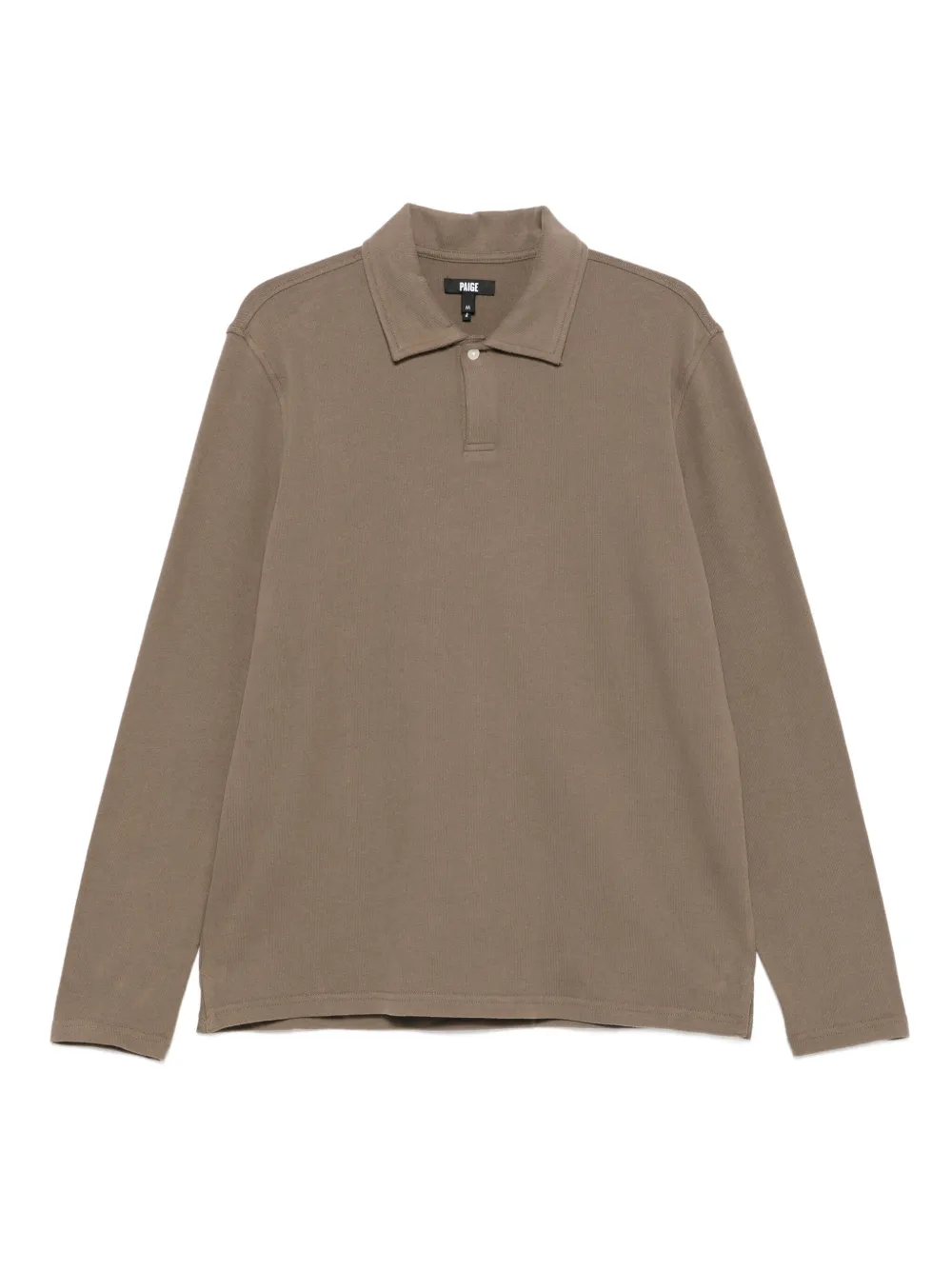PAIGE cotton blend polo shirt | Grey | Image 1