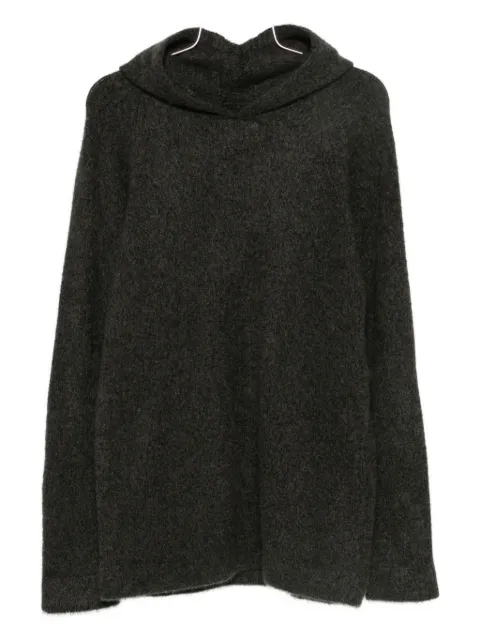 Label Under Construction fine-knit hoodie