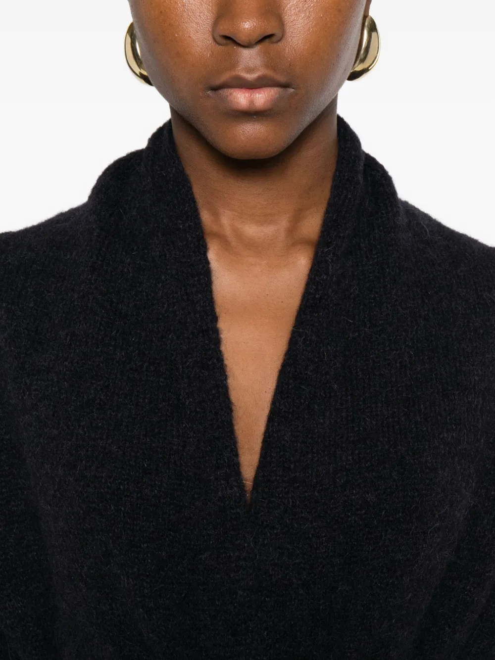 Susanne Bommer Cardigan Mit Schalkragen In Black