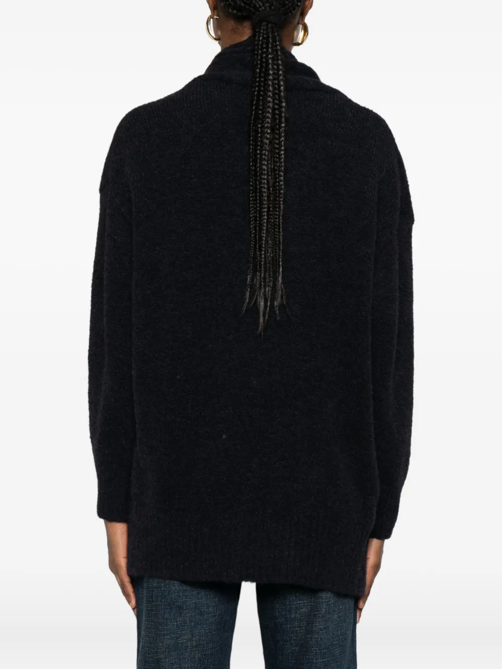 Susanne Bommer Cardigan Mit Schalkragen In Black