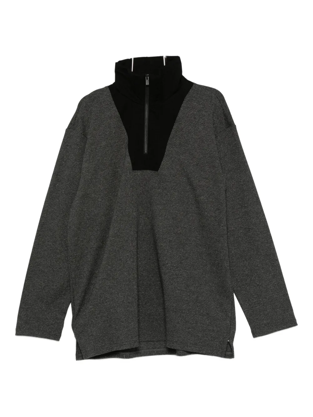 Yohji Yamamoto high-neck sweater | Grey | Image 1