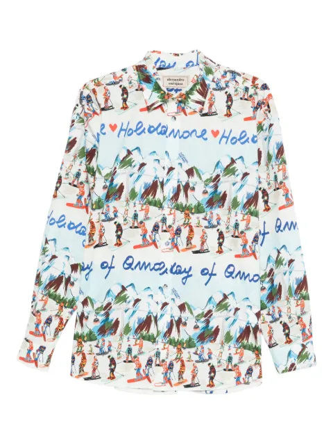 alessandro enriquez graphic-print shirt
