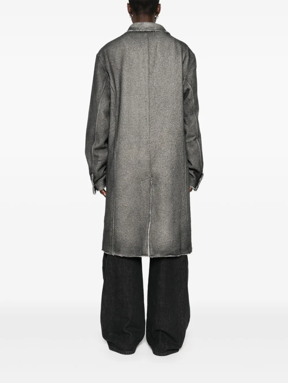 Avant Toi Jas met enkele rij knopen Grijs