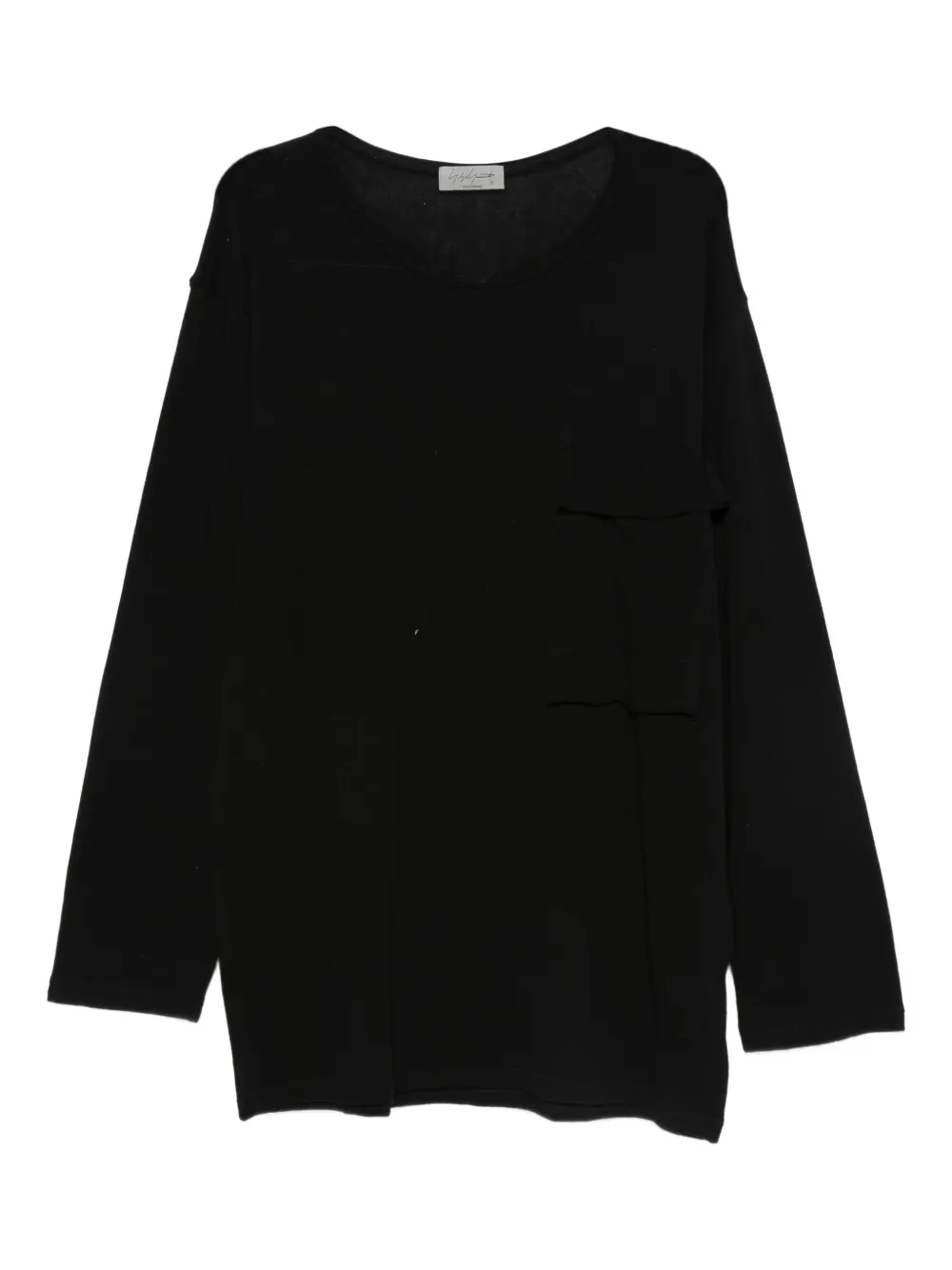 Yohji Yamamoto patch-pocket t-shirt | Black | Image 1
