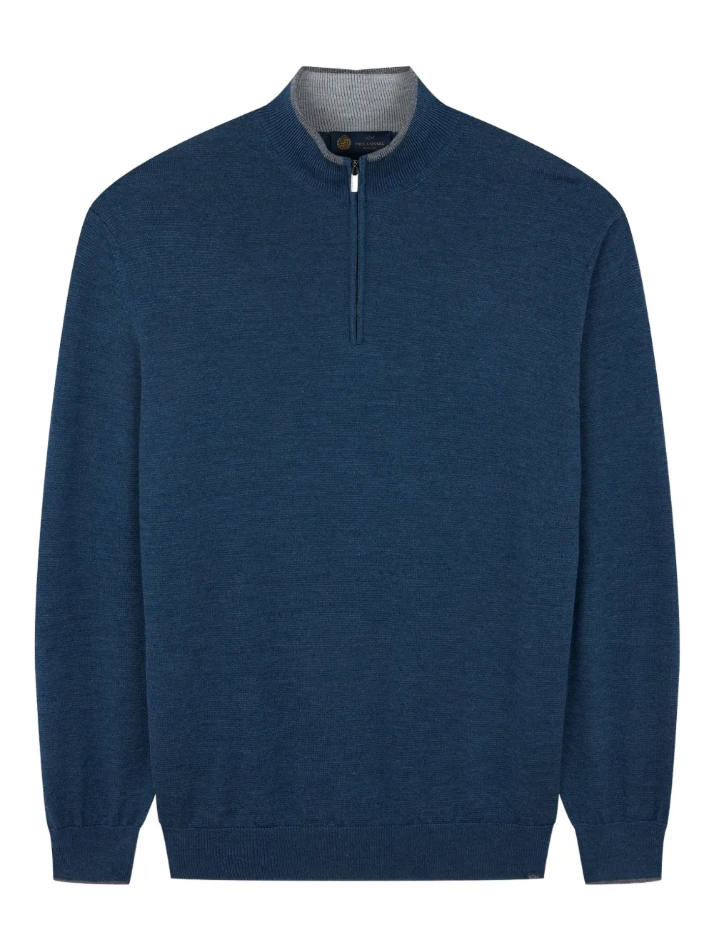 Paul & Shark Maglione con mezza zip - Blu