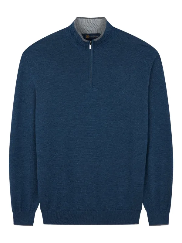 Paul & Shark Half-zip Sweater in Blue