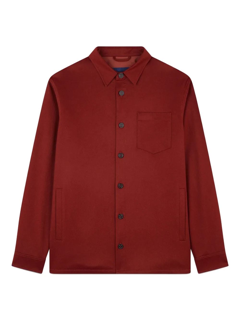 Paul & Shark camisa de cachemira con bolsillo | rojo | Image 1