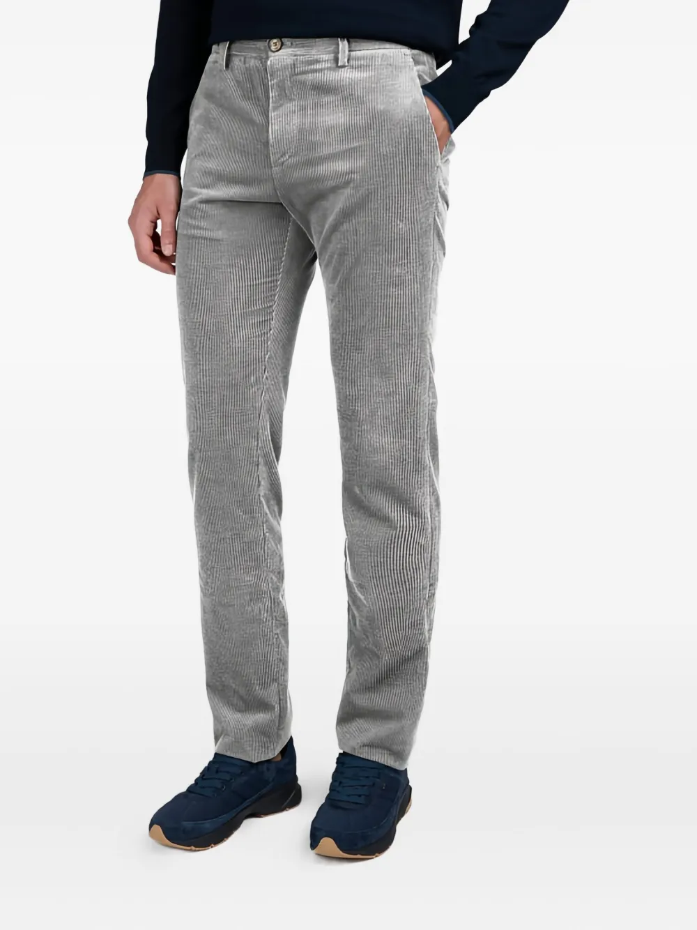 Paul & Shark flat-front chino trousers - Grijs