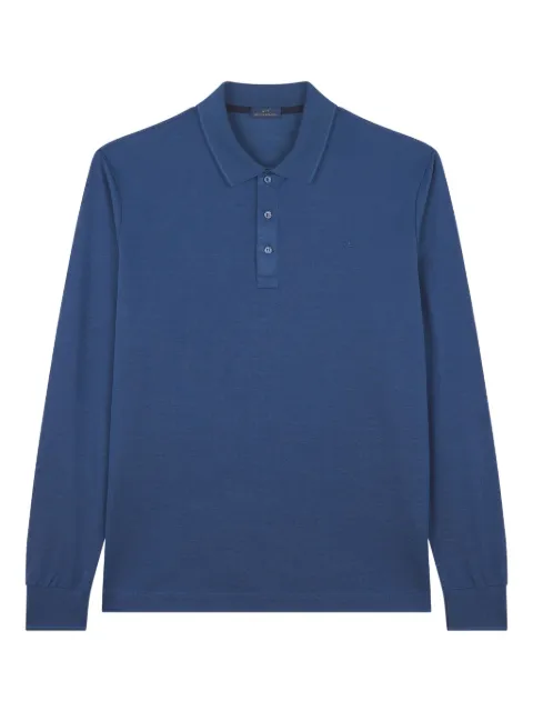 Paul & Shark Shark Fin-embroidery polo shirt