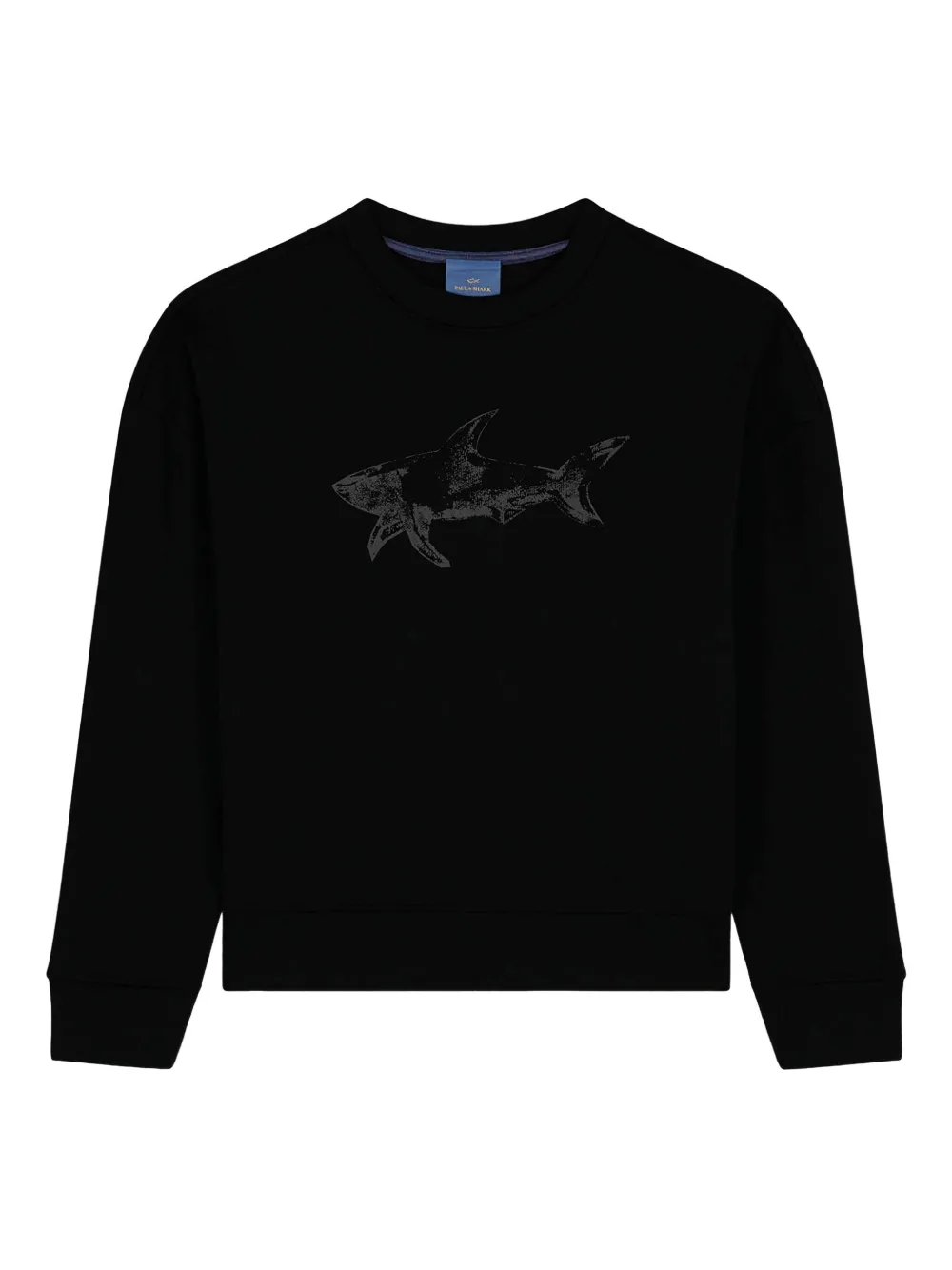 Paul & Shark sudadera con tiburón estampado | negro | Image 1