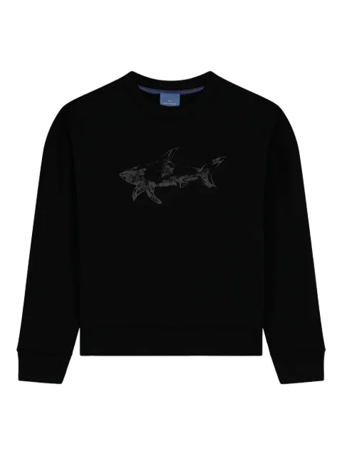 Paul & Shark shark-print cotton sweatshirt