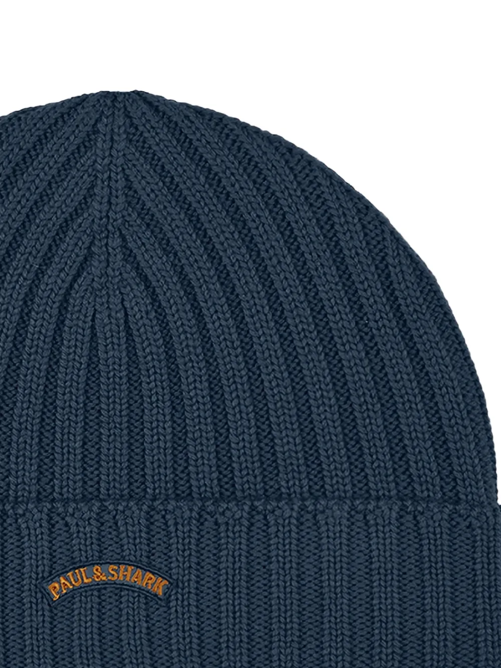 Paul & Shark ribbed beanie hat - Blauw