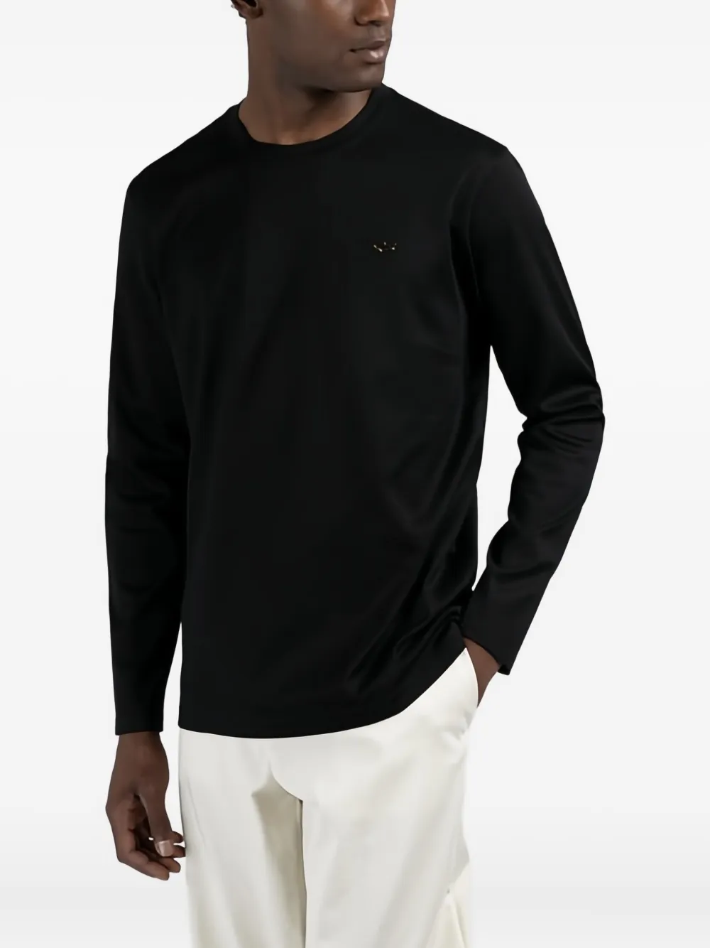 Paul & Shark long-sleeve T-shirt - Zwart