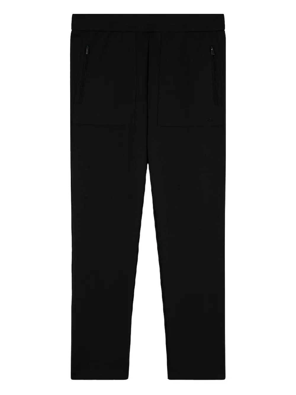Paul & Shark shark fin-embroidery track pants | Black | Image 1