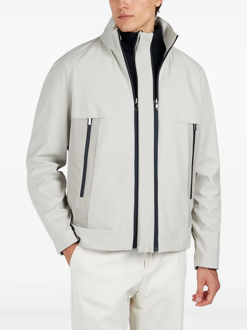 Paul & Shark Typhoon® Aguaviento Zip Jacket In Blue