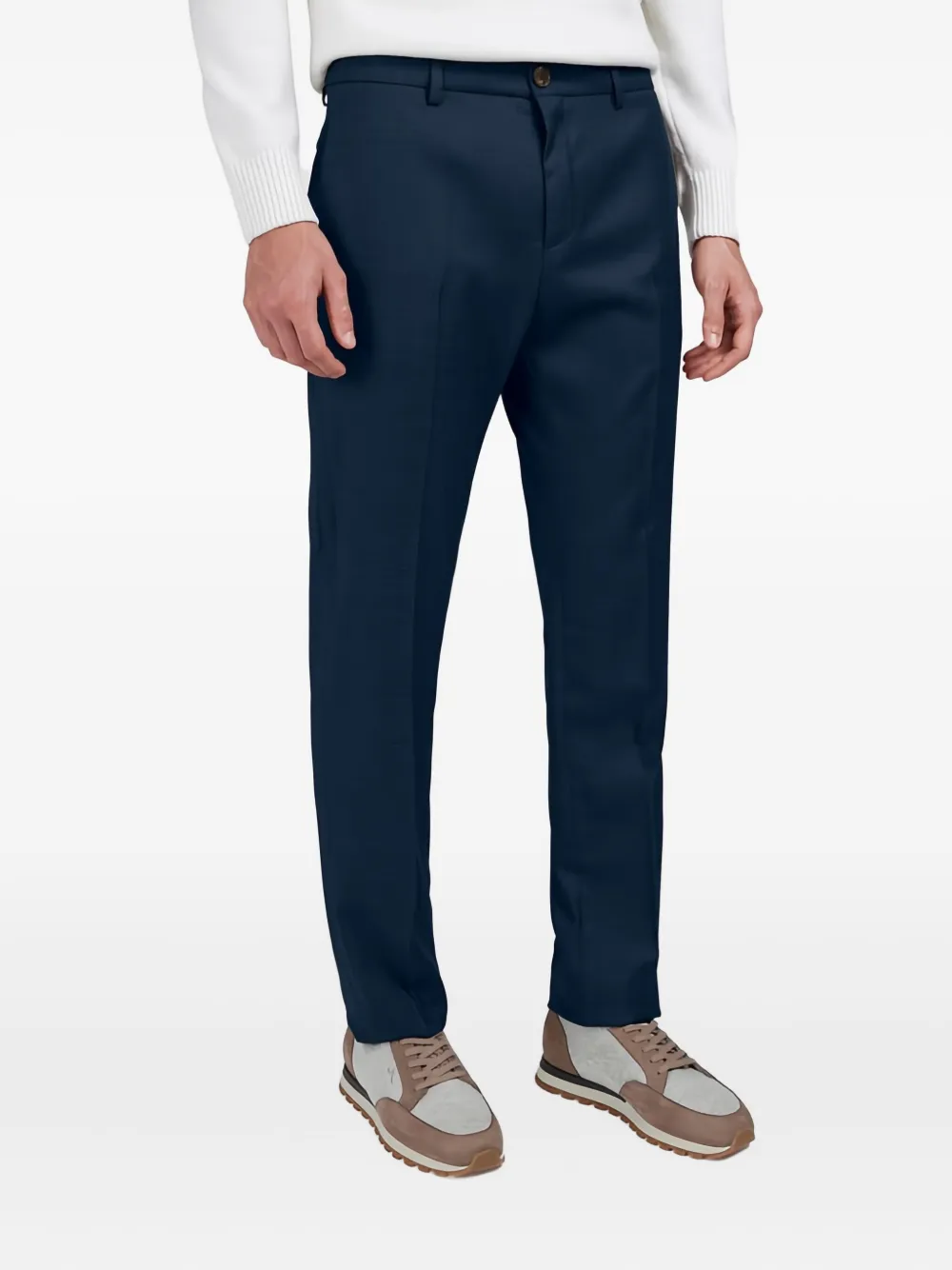 Paul & Shark x Loro Piana Rain System chino trousers - Blauw