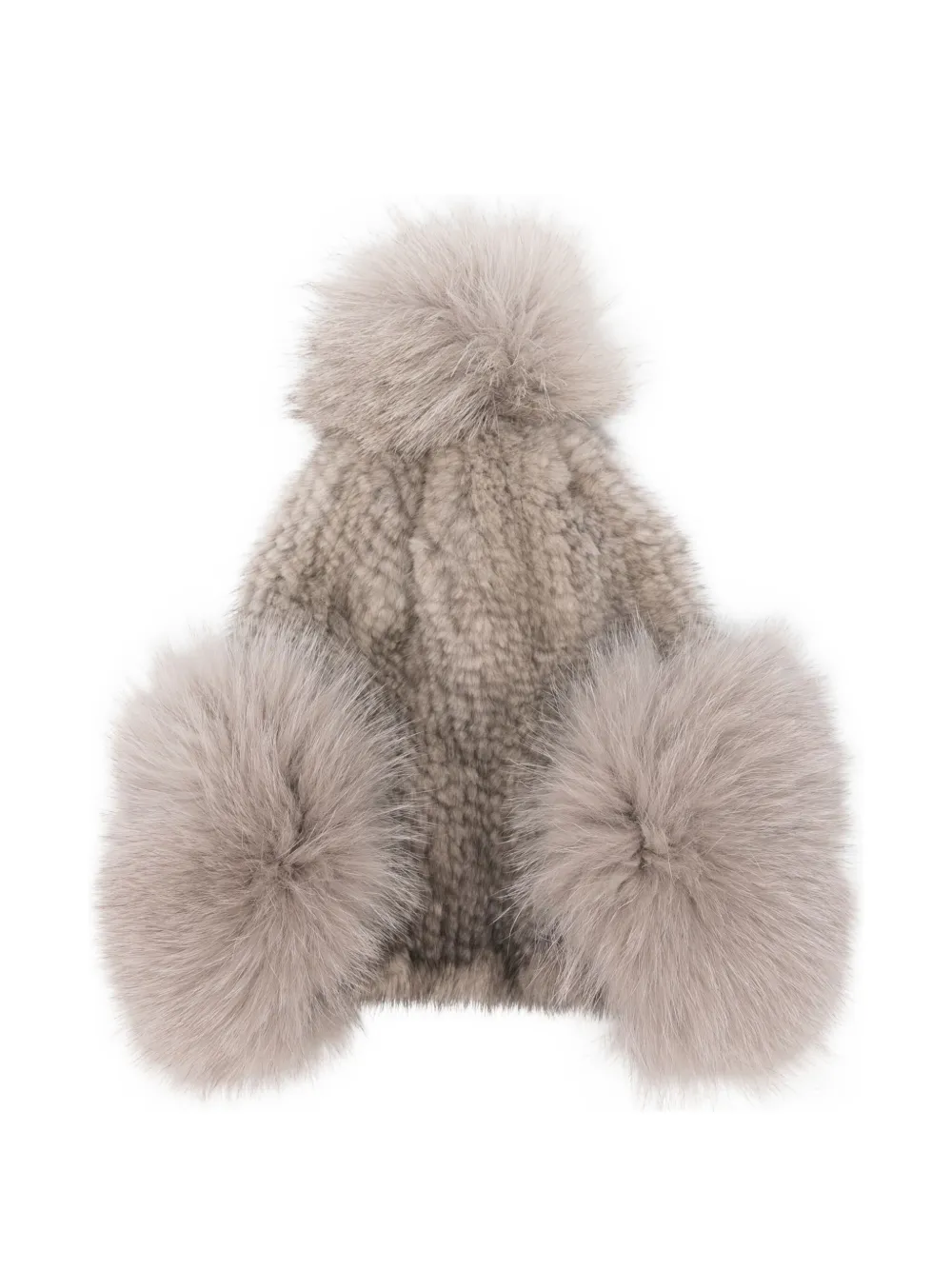 Liska pompom-appliqué beanie | Image 2