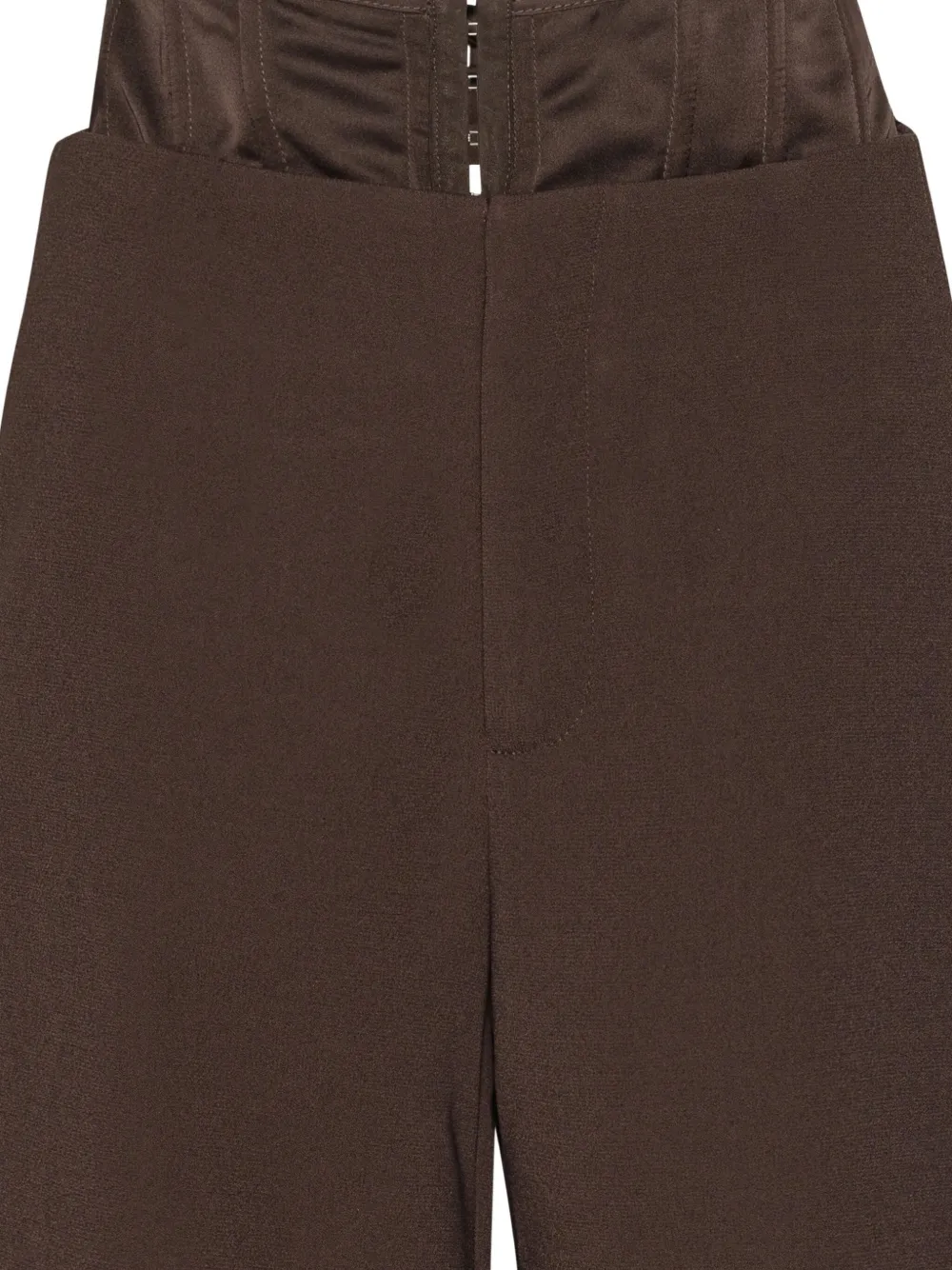 ROTATE BIRGER CHRISTENSEN Pantalon met korset Bruin