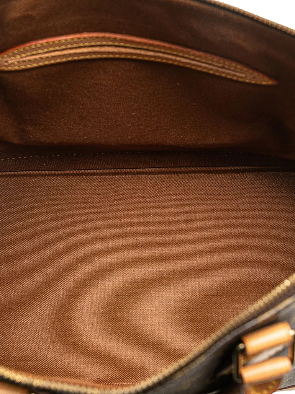 Pre-owned Louis Vuitton 1997 Monogram Alma Pm Handbag In Brown