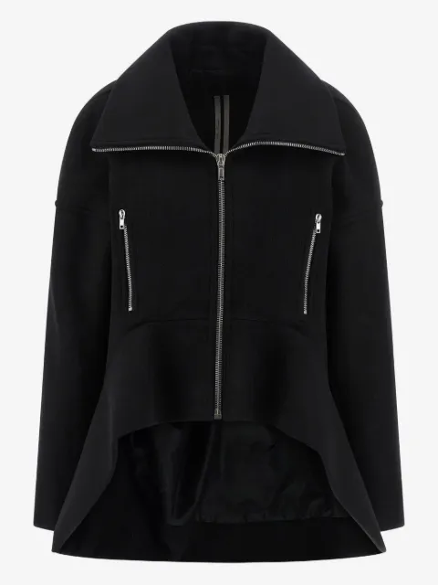 Rick Owens virgin wool oversized coat