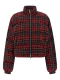 Off-White Arrow checked bomber jacket - Red