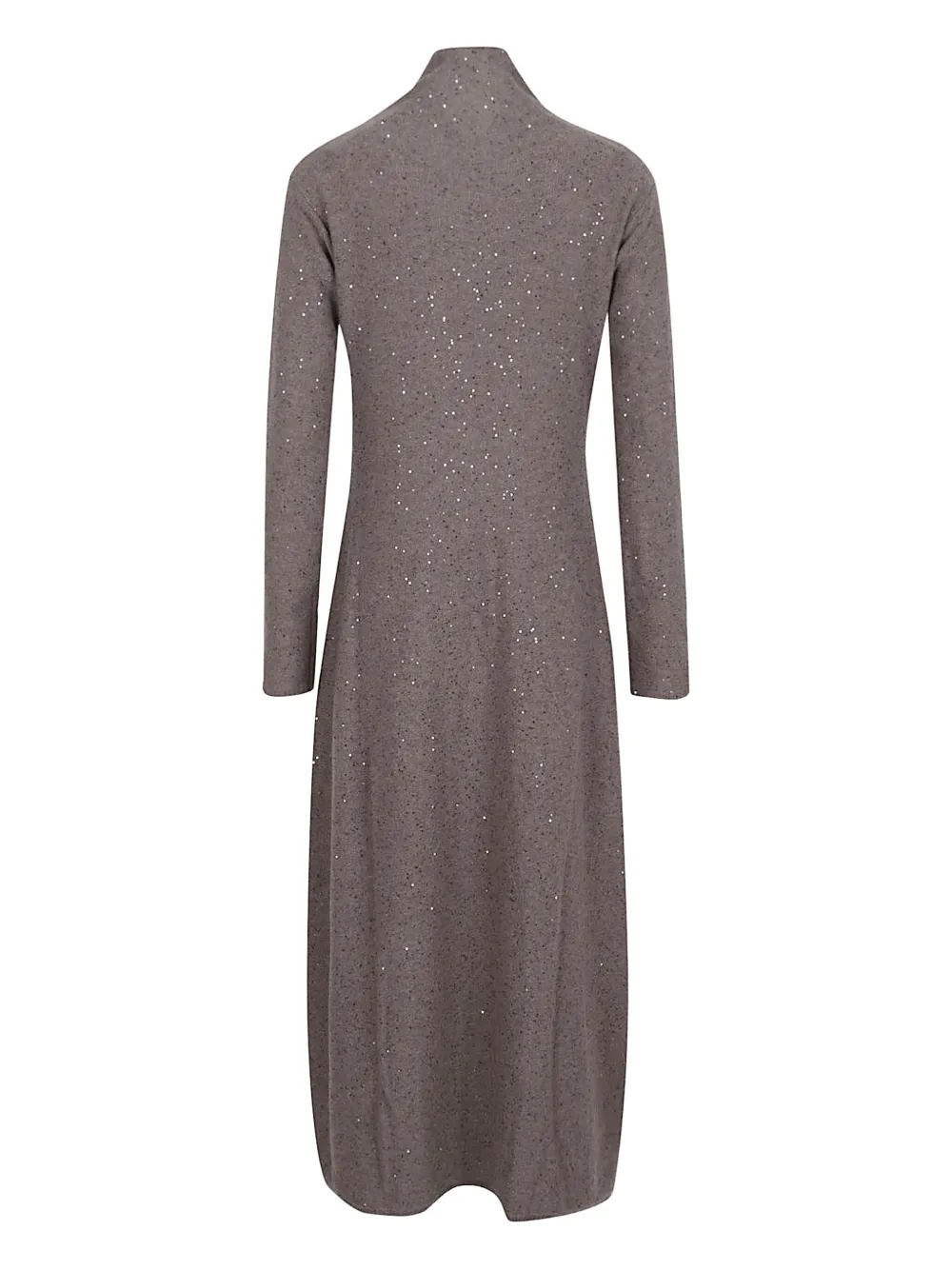 Antonelli lumiére high-neck midi dress - Grijs