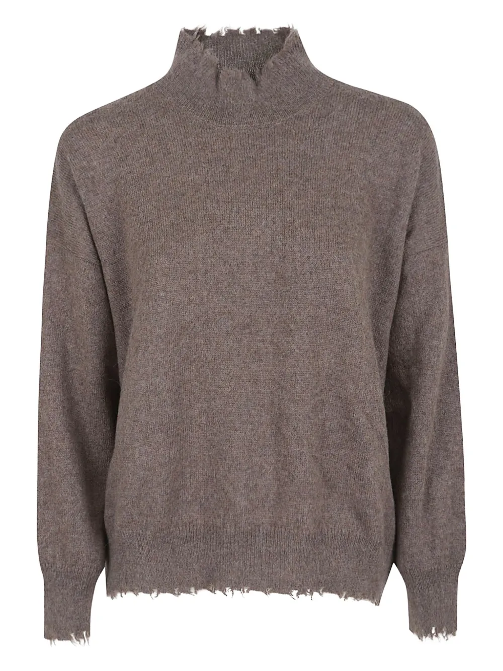 Antonelli Frayed Sweater In Gray