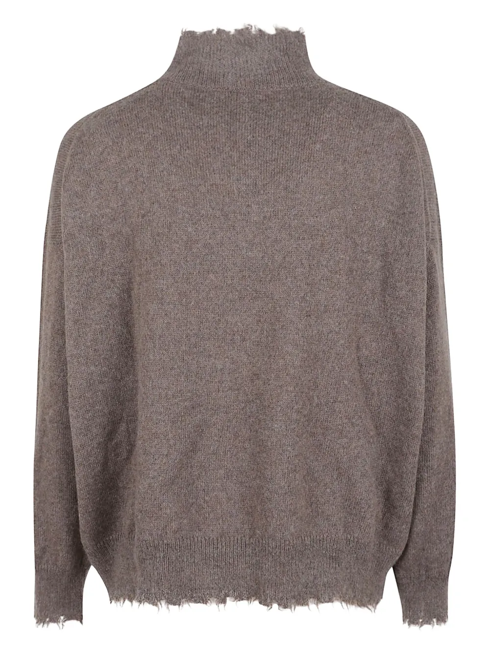 Antonelli Frayed Sweater In Gray