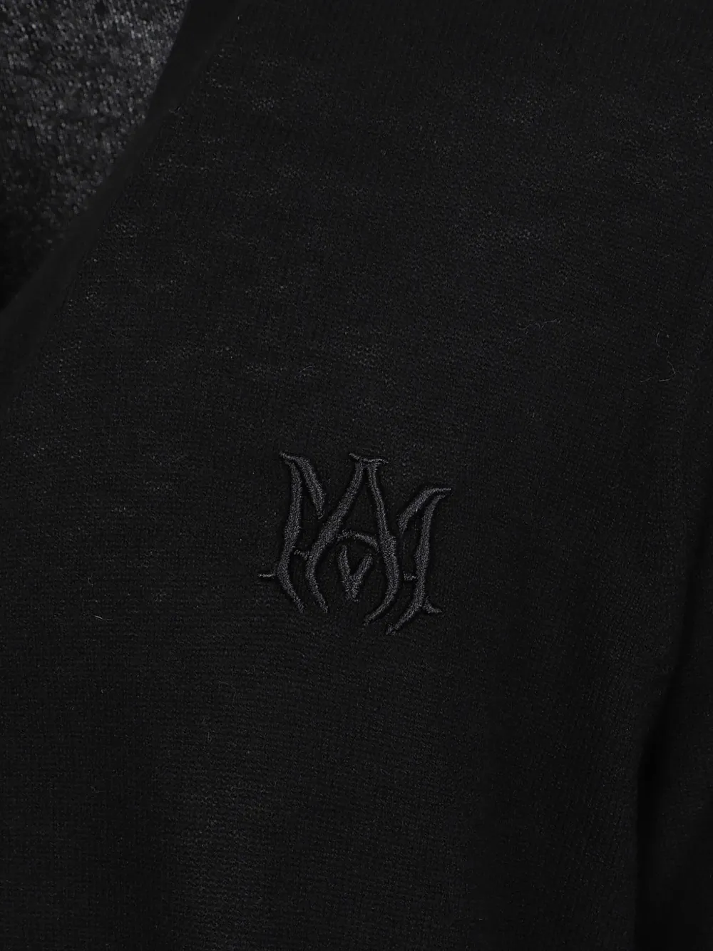 AMIRI Vest met knopen en logo Zwart