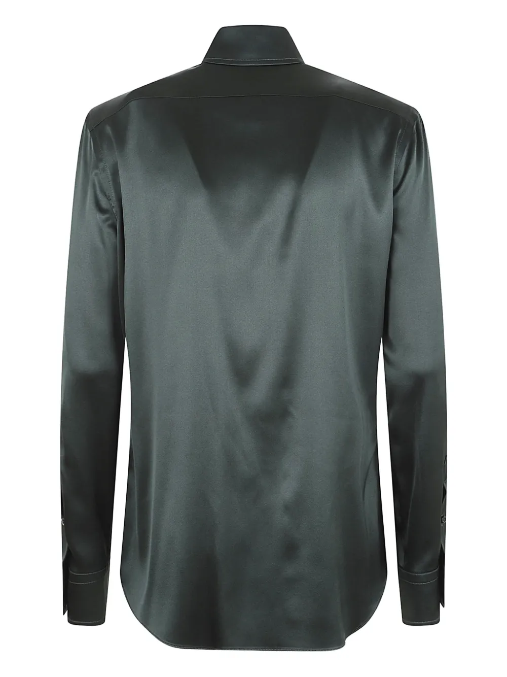 Ralph Lauren Collection buttoned silk top - Groen