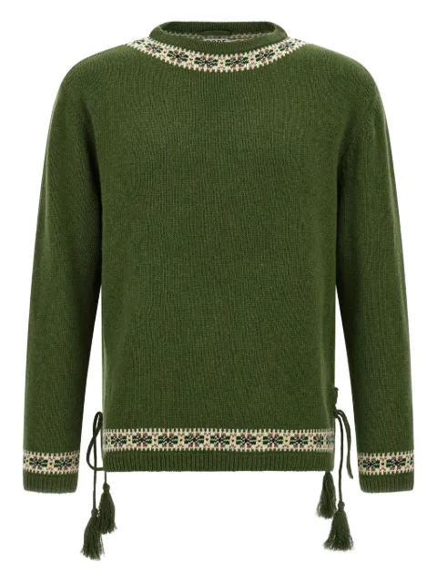 BODE jacquard fair-isle sweater