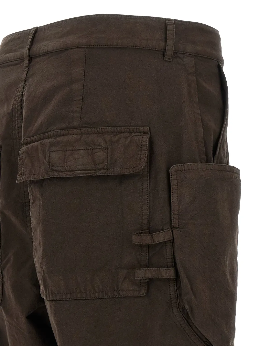 Rick Owens Drkshdw Stefan Wide-leg Jeans In Brown
