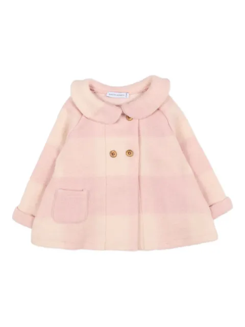 Bamboom checked double-breasted coat