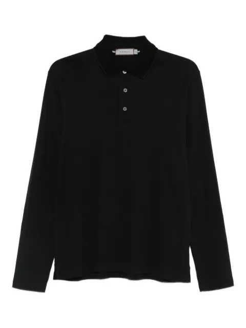 Canali long-sleeve polo shirt
