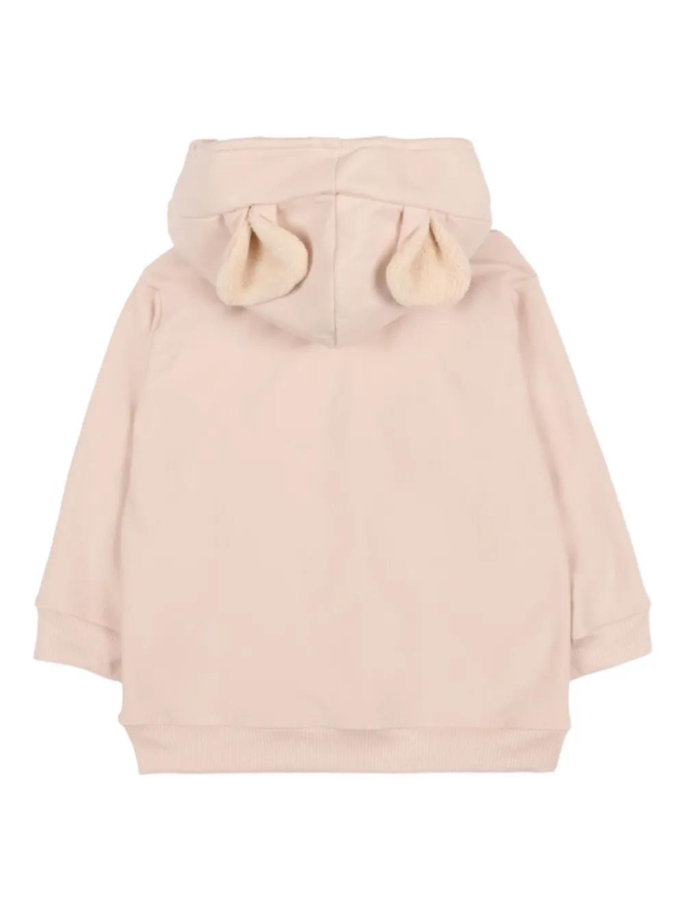 Bamboom Ear-detail Hoodie In Pink