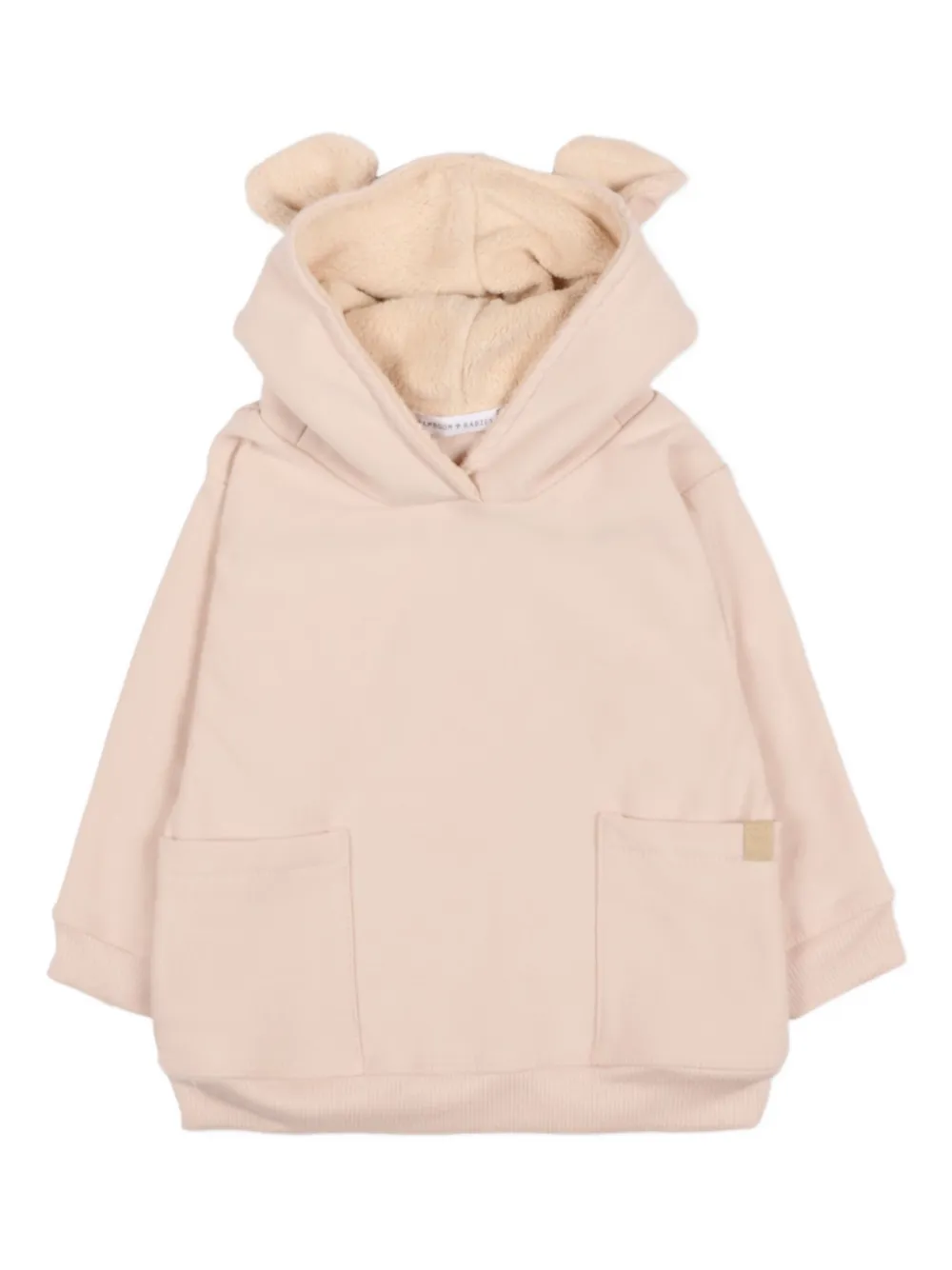 Bamboom Ear-detail Hoodie In Pink