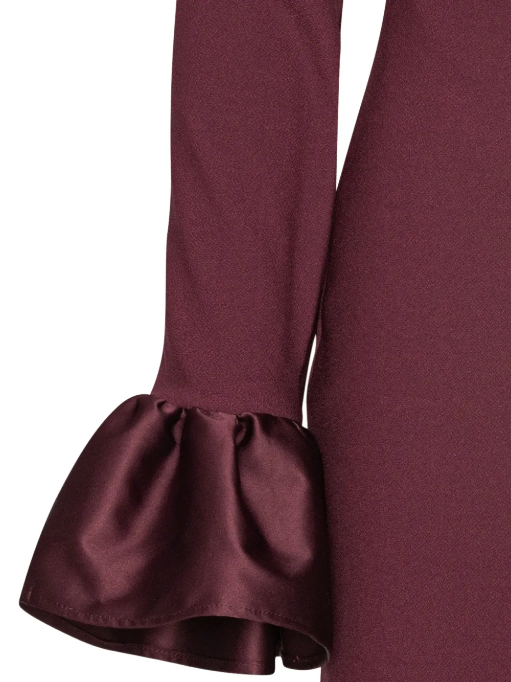 ROTATE BIRGER CHRISTENSEN Mini-jurk met franje mouwen Rood