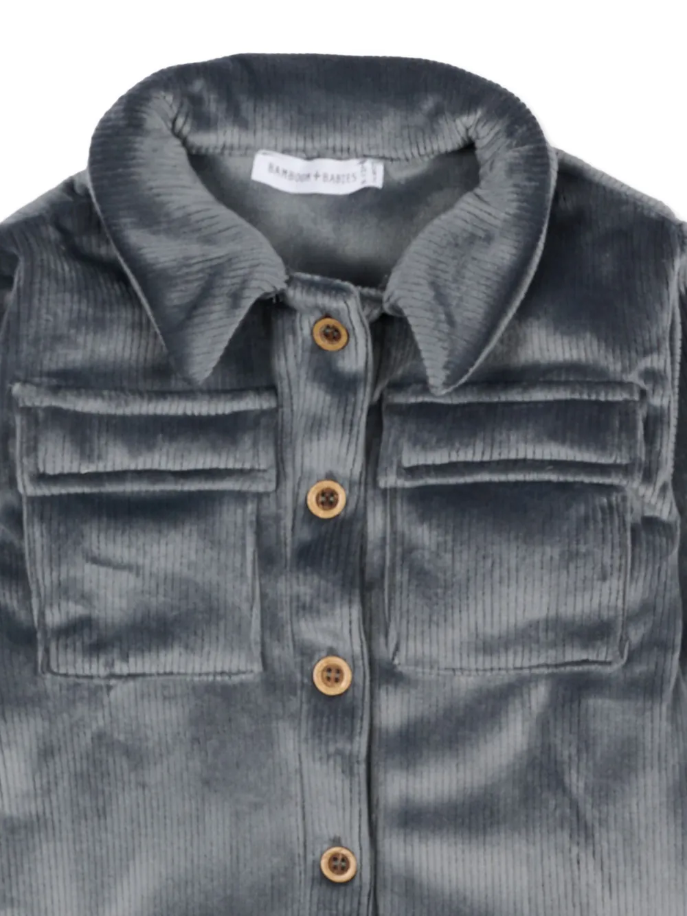 Bamboom Button-fastening Corduroy Shirt In Blue