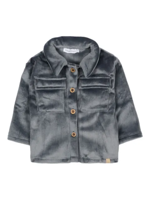 Bamboom button-fastening corduroy shirt