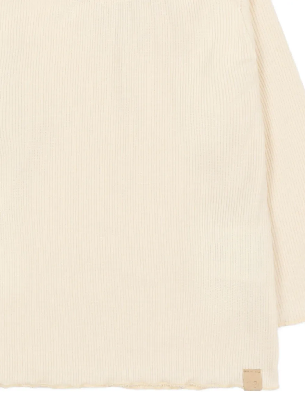 Bamboom Fine-ribbed Blouse In Metallic