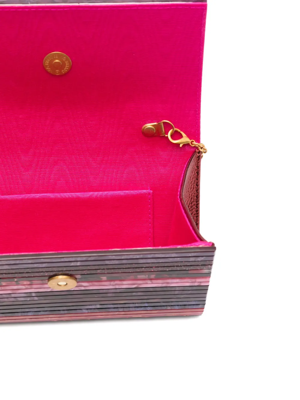 Kurt Geiger Party Eagle Clutch Bag In Pink