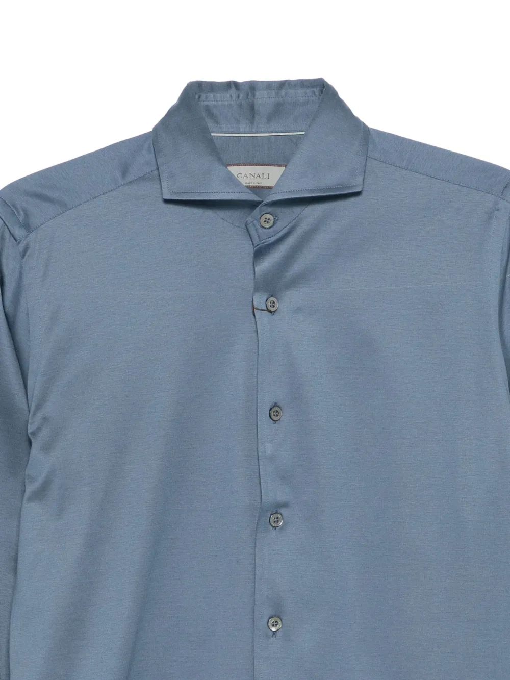 Canali Katoenen overhemd Blauw