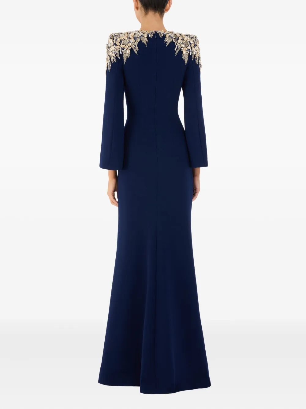 Jenny Packham Adeline maxi-jurk Blauw