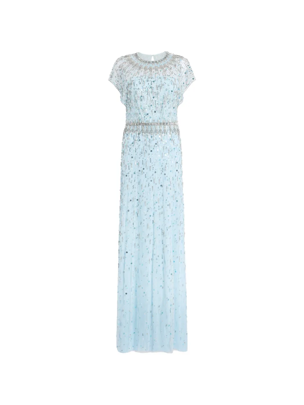 Jenny Packham Lauretta embellished maxi dress - Blue