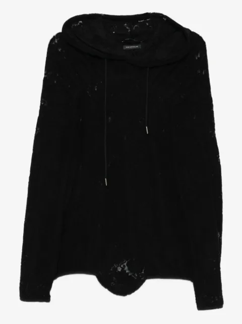JUNTAE KIM lace hoodie